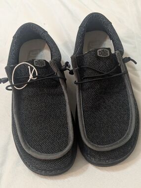 Hey Dude Men’s Casual Slip-On Shoes in Black